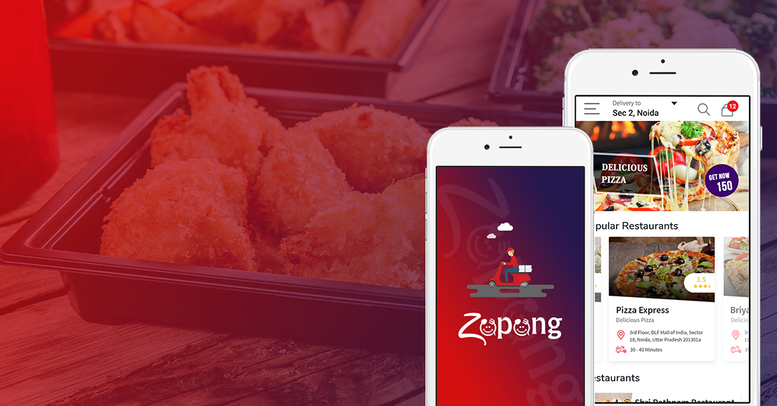 Zopong Food Delivery app by 24x7